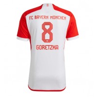Fotballdrakt Herre Bayern Munich Leon Goretzka #8 Hjemmedrakt 2023-24 Kortermet
